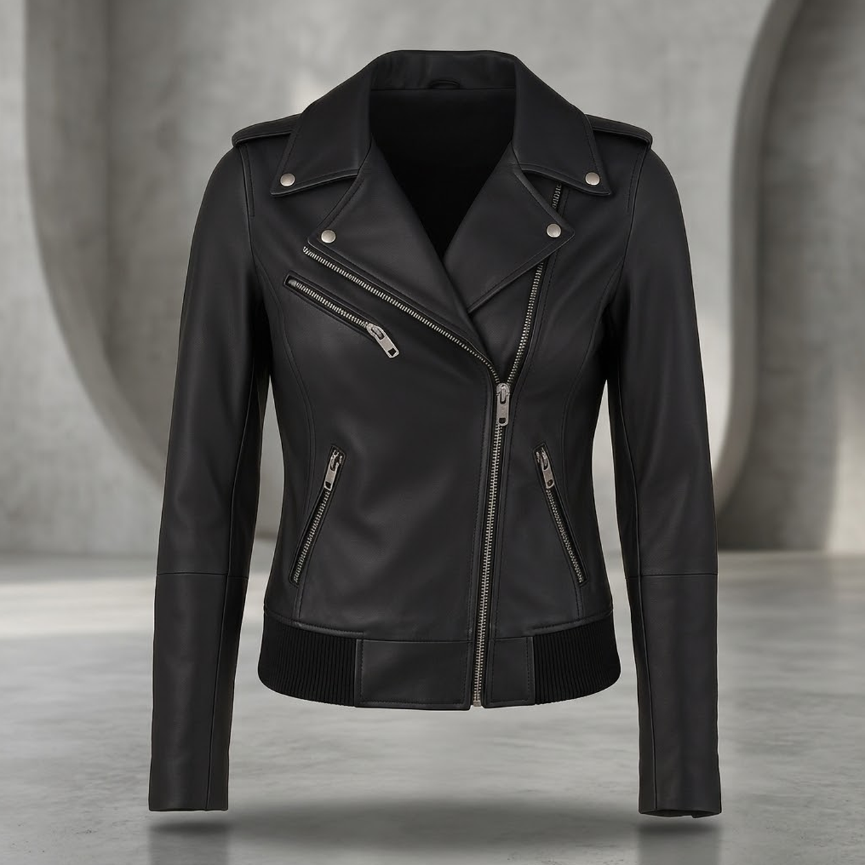 Asymmetrical Leather Jackets