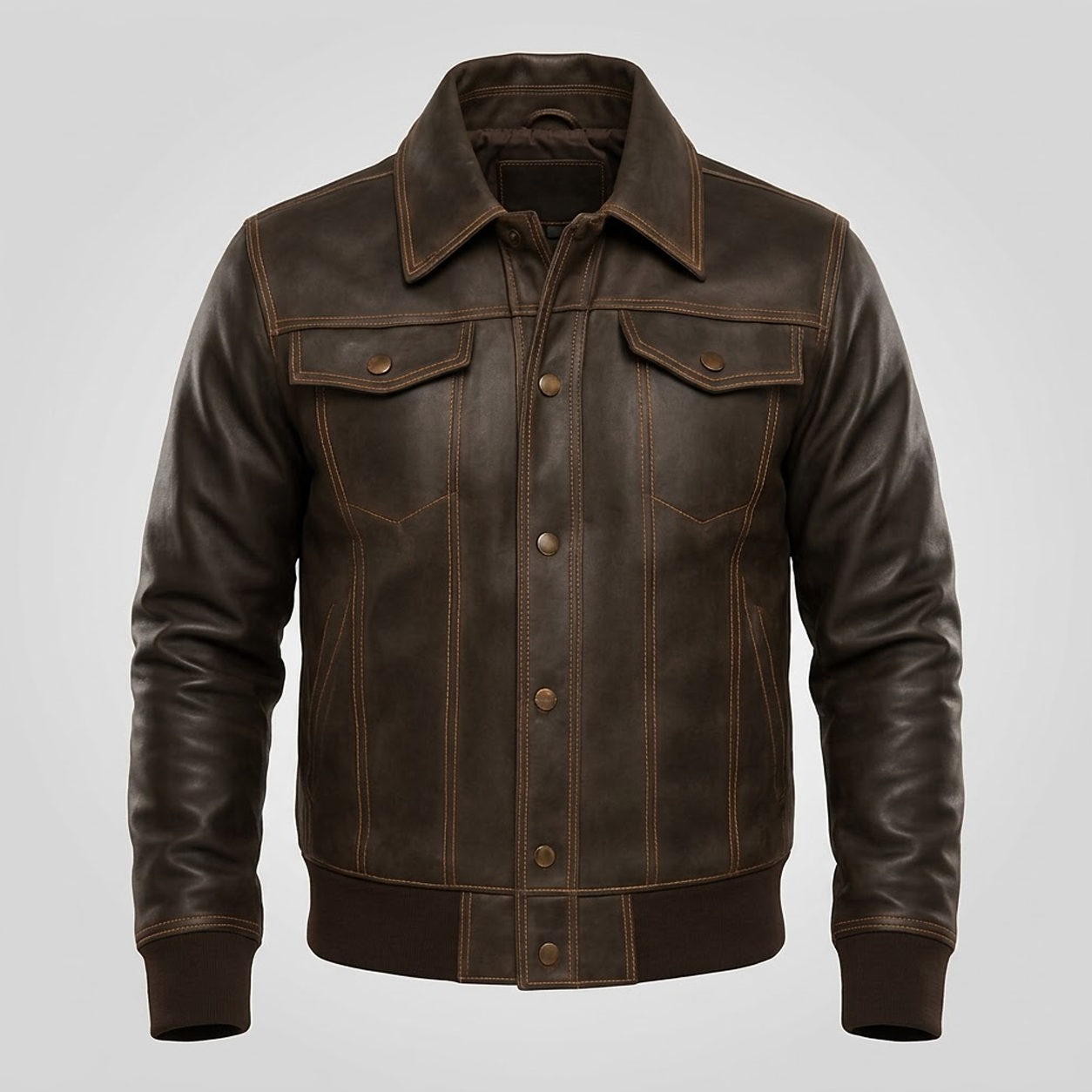 Distressed Leather Jackets