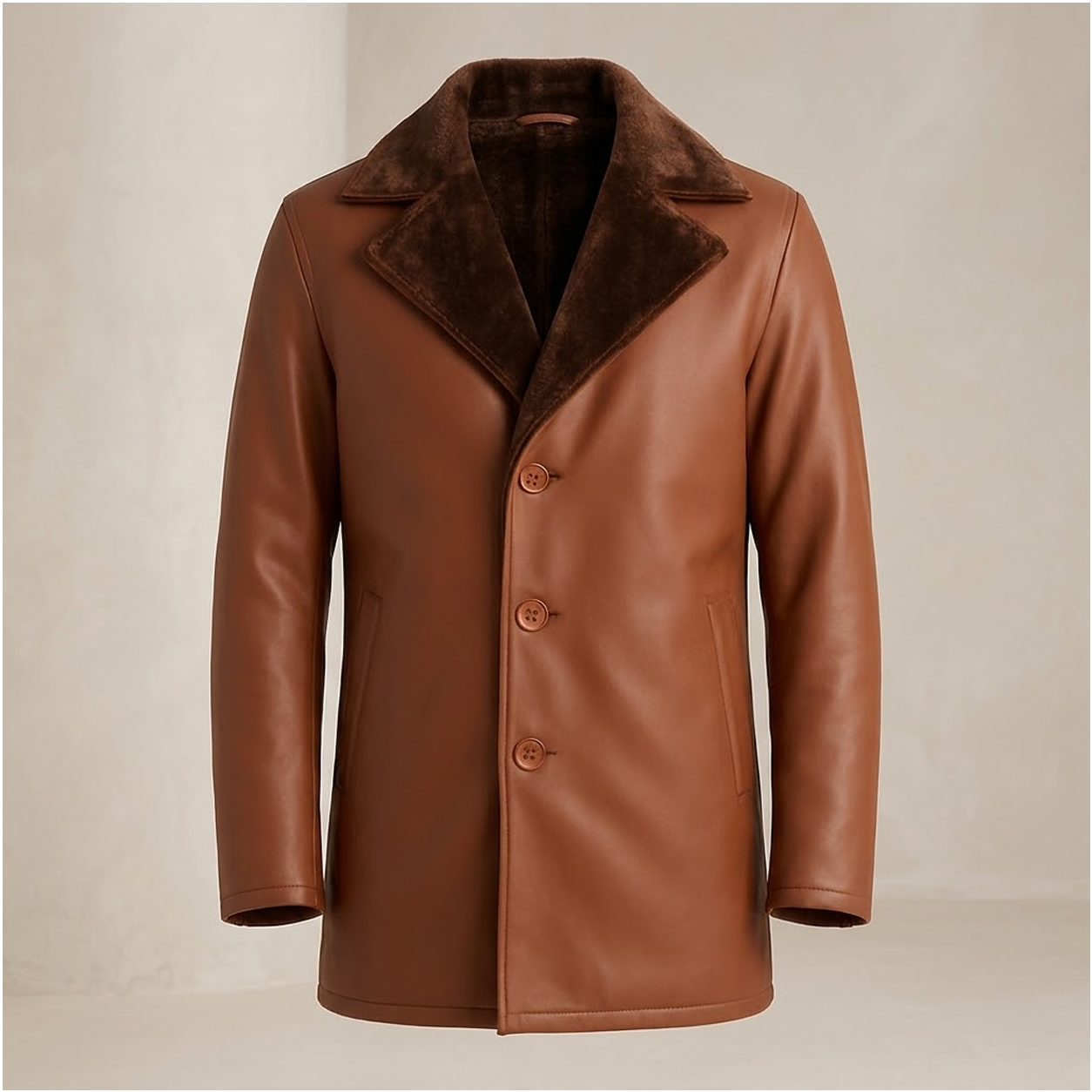 Fur Collar Leather Jackets