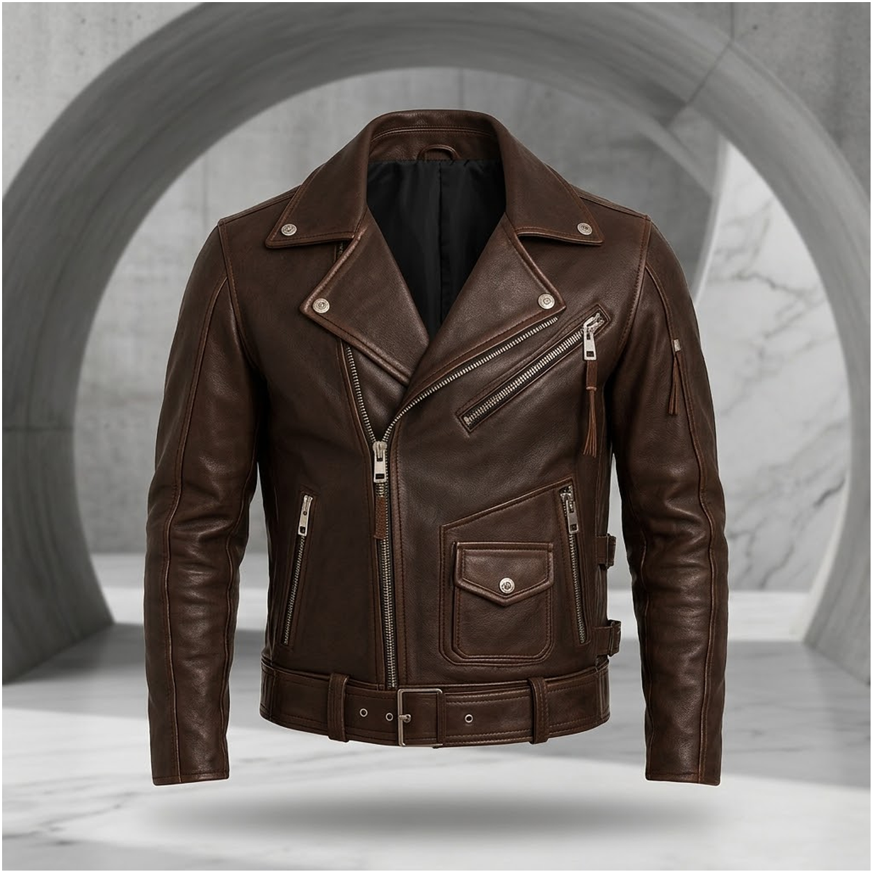 Cowhide Leather Jacket