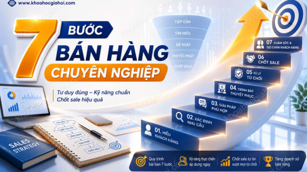 Khóa Học 7 Bước Bán Hàng Chuyên Nghiệp