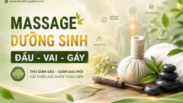 Khóa Học Massage Dưỡng Sinh Đầu - Vai - Gáy