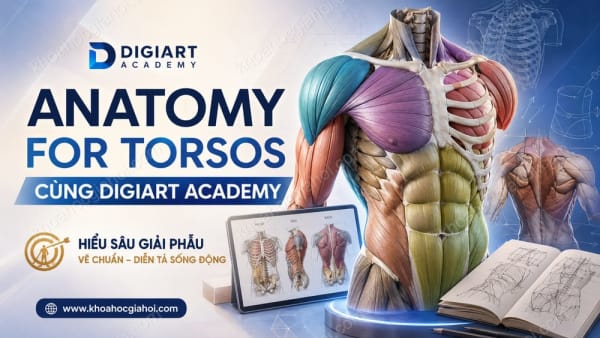 Khóa Học Anatomy For Torsos Cùng Digiart Academy