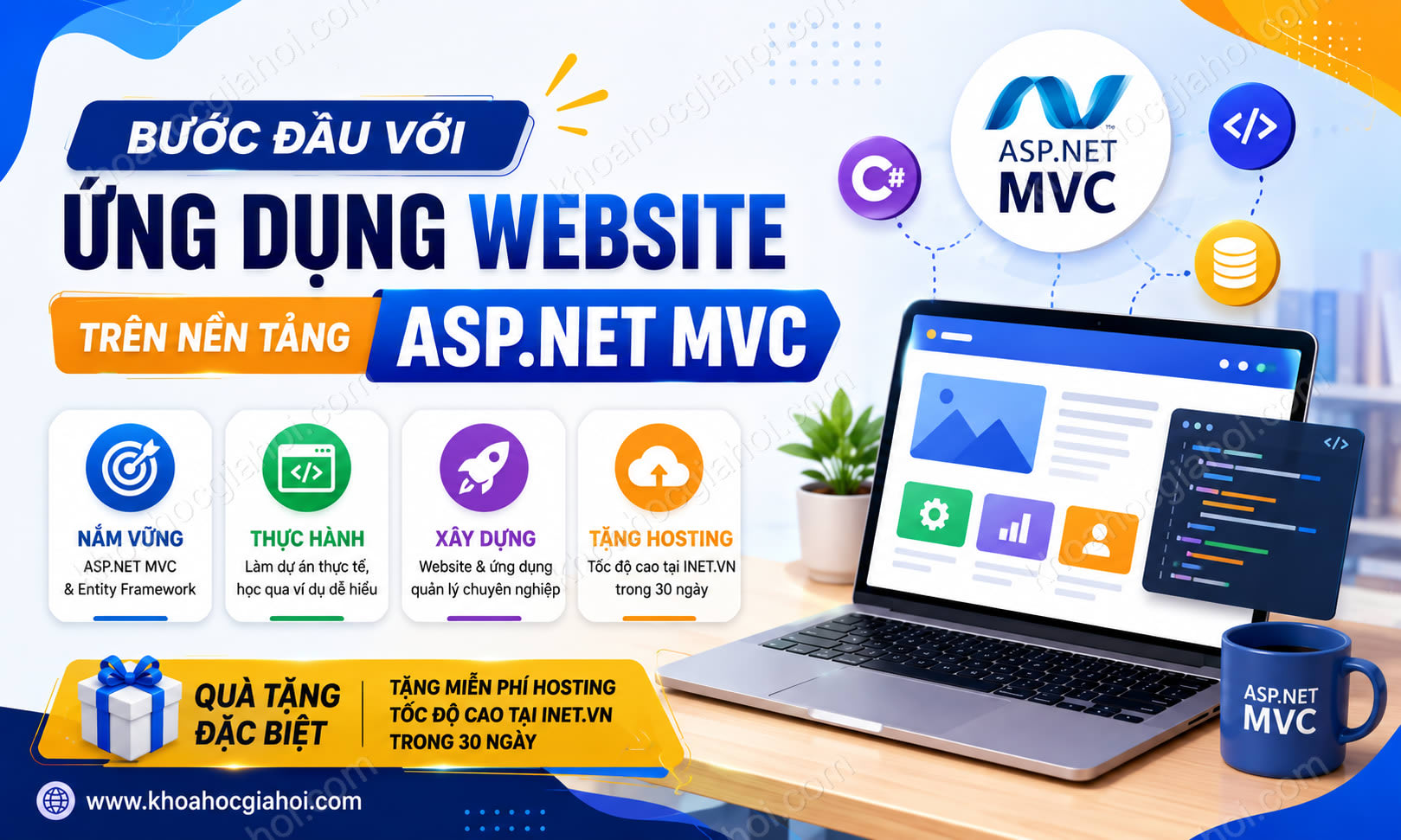 Khóa Học Bước Đầu Với Ứng Dụng Website Trên Nền Tảng ASP.NET MVC