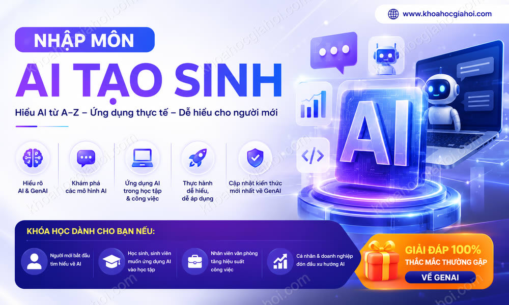 Khóa Học Nhập Môn AI Tạo Sinh (các Thắc Mắc Thường Gặp Về Genai)