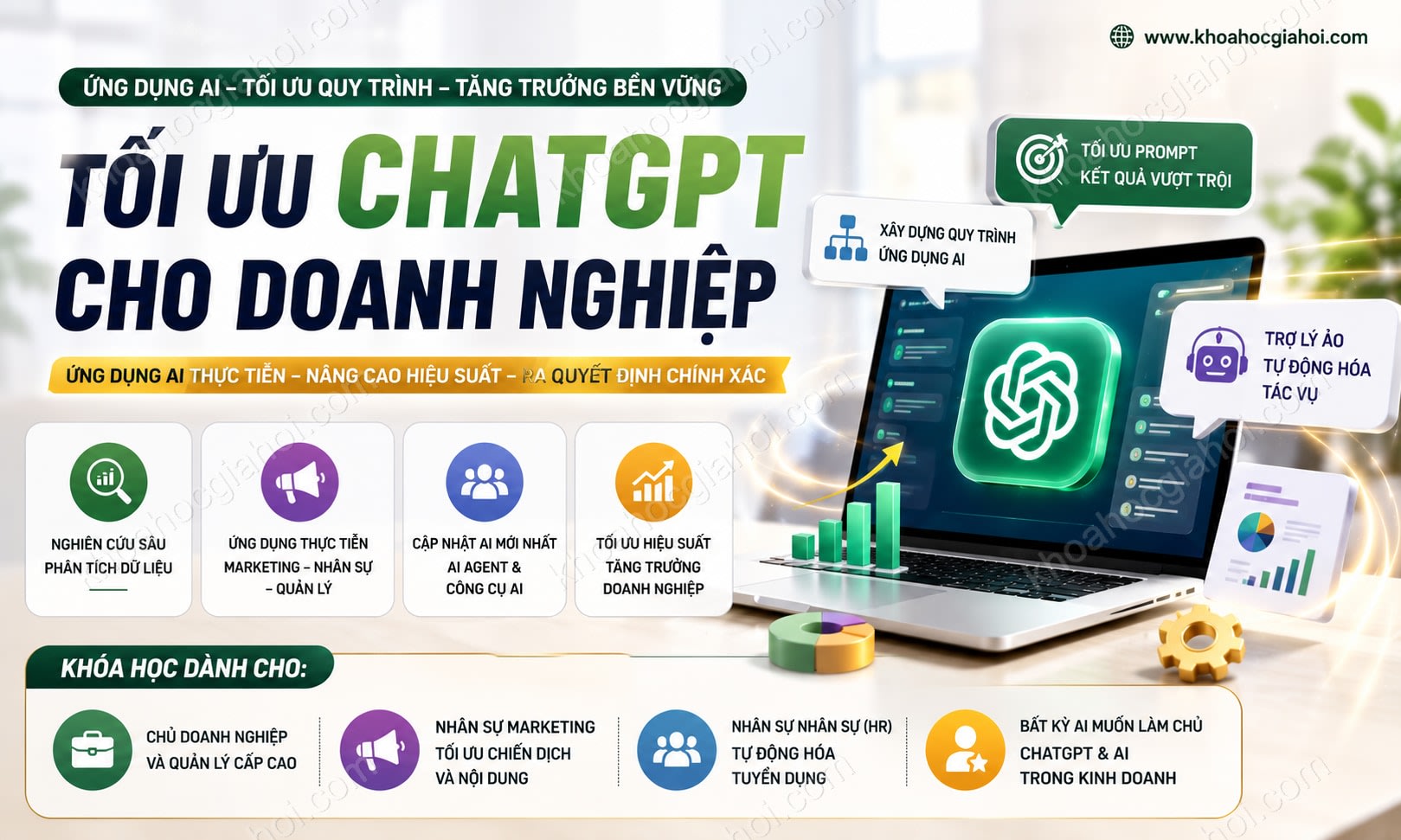 Khóa Học Tối ưu ChatGPT cho Doanh nghiệp (ChatGPT Optimization 4 SME)