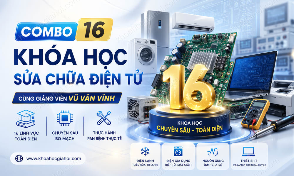 Combo 16 Khóa Sửa Chữa Điện Tử Vũ Văn Vĩnh