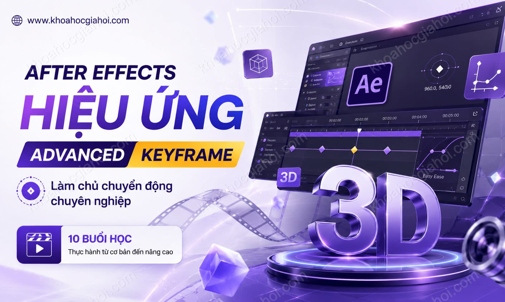 Khóa Học After Effects Hiệu Ứng Advanced Cùng Keyframe Khóa Học After Effects Hiệu Ứng Advanced Cùng Keyframe
