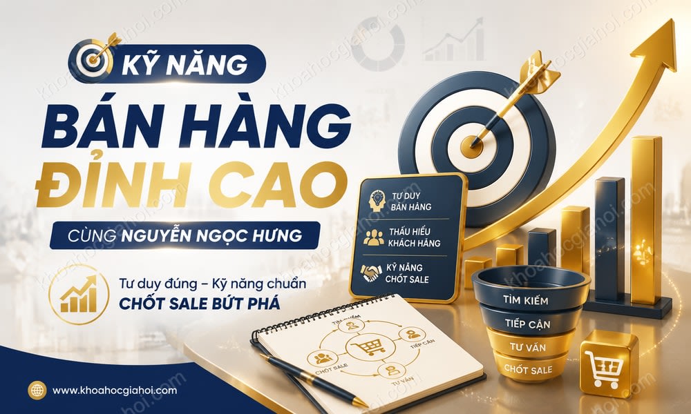 Khóa Học Kỹ Năng Bán Hàng Đỉnh Cao Cùng Nguyễn Ngọc Hưng
