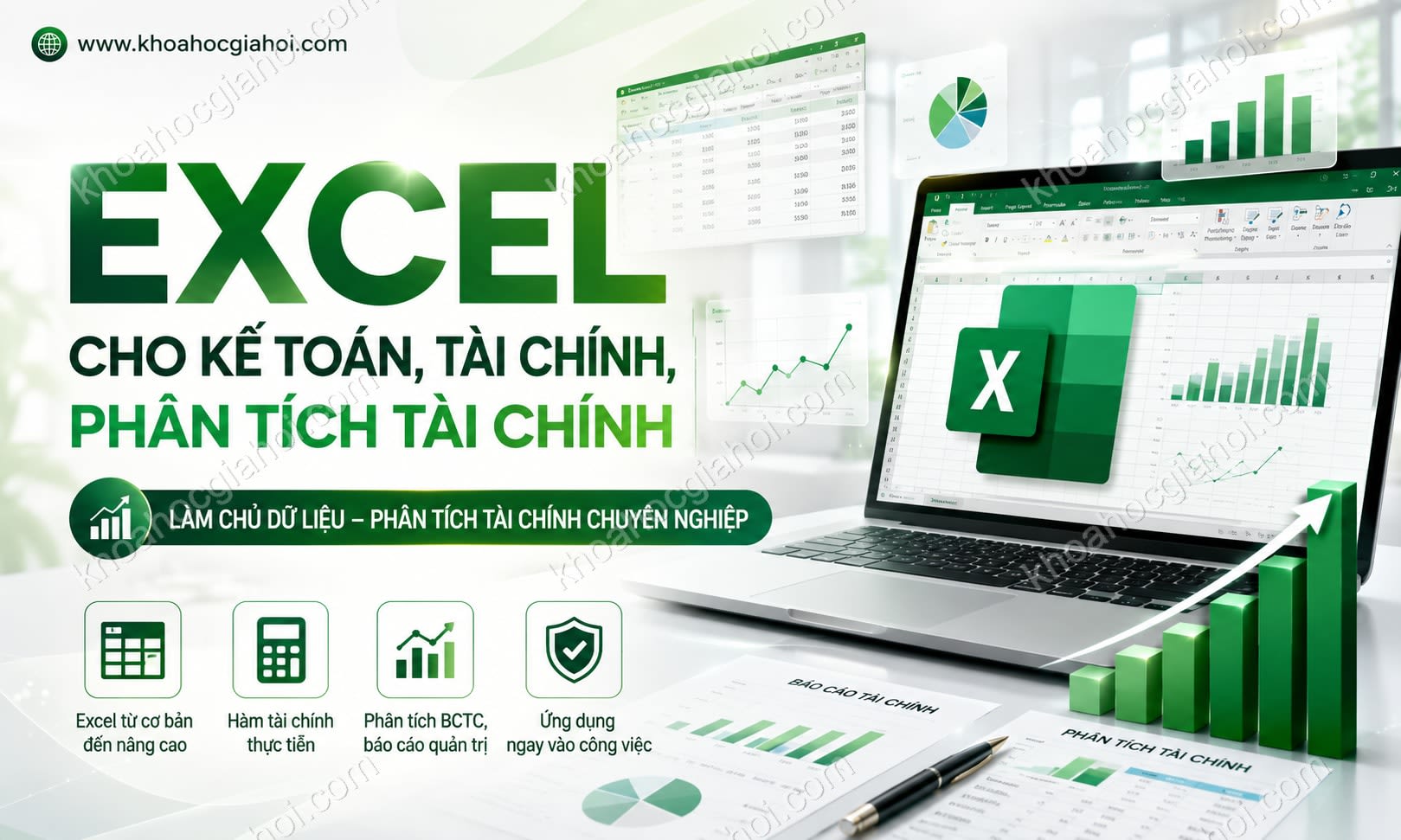 Khóa Học Excel Cho Kế Toán, Tài Chính, Phân Tích Tài Chính Mới Nhất