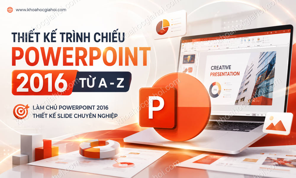 Khóa Học Thiết Kế Trình Chiếu Powerpoint 2016 Từ A - Z