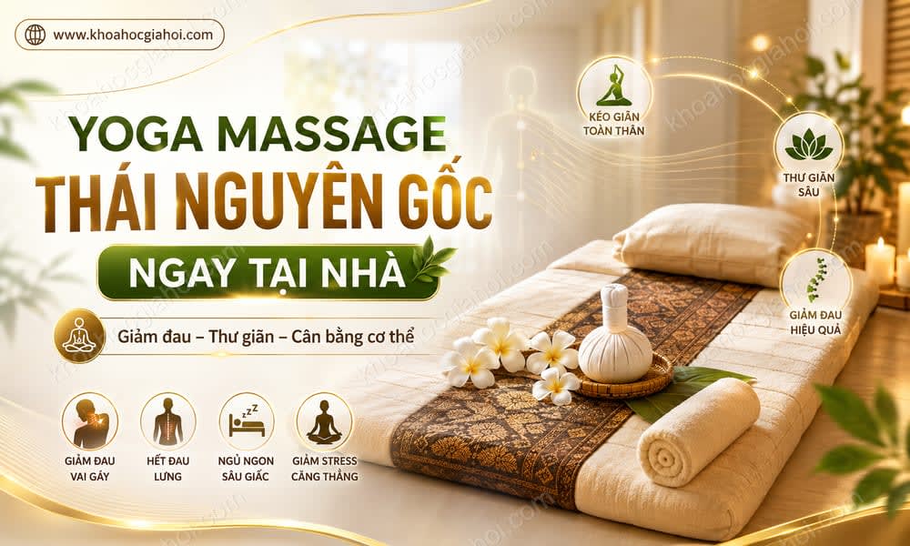 Khóa Học Tận Hưởng Yoga Massage Thái Nguyên Gốc Ngay Tại Nhà