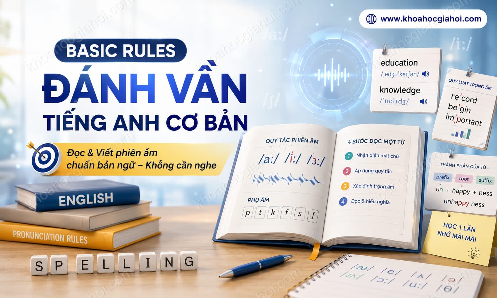 Khóa Học Basic Rules Đánh Vần Tiếng Anh Cơ Bản Enpro.vn Khóa Học Basic Rules Đánh Vần Tiếng Anh Cơ Bản Enpro.vn