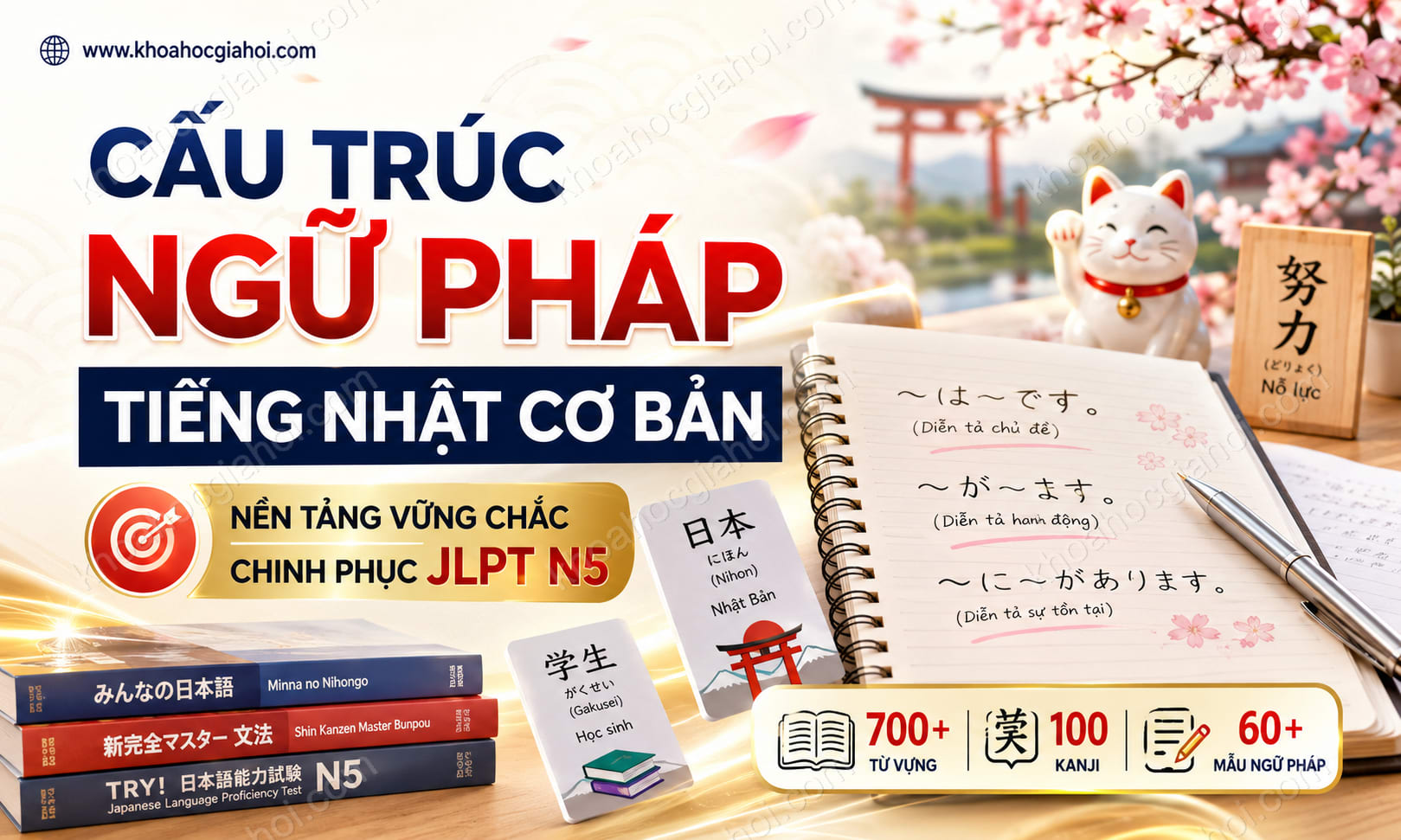 Khóa Học Cấu Trúc Ngữ Pháp Tiếng Nhật Cơ Bản Khóa Học Cấu Trúc Ngữ Pháp Tiếng Nhật Cơ Bản