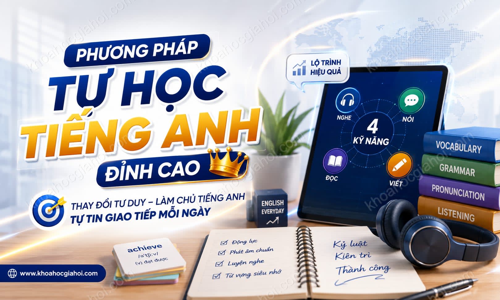 Khóa Học Phương Pháp Tự Học Tiếng Anh Đỉnh Cao