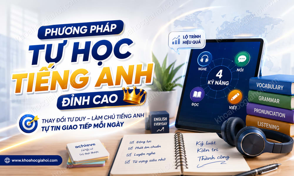 Khóa Học Phương Pháp Tự Học Tiếng Anh Đỉnh Cao