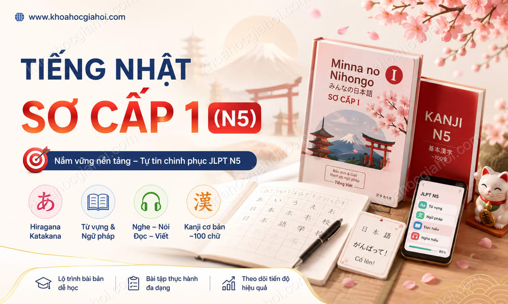 Khóa Học Tiếng Nhật Sơ Cấp 1 (N5)