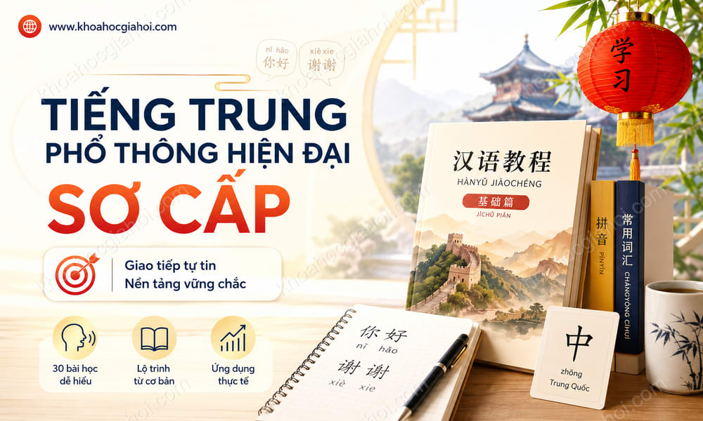 Khóa Học Tiếng Trung Phổ Thông Hiện Đại Sơ Cấp