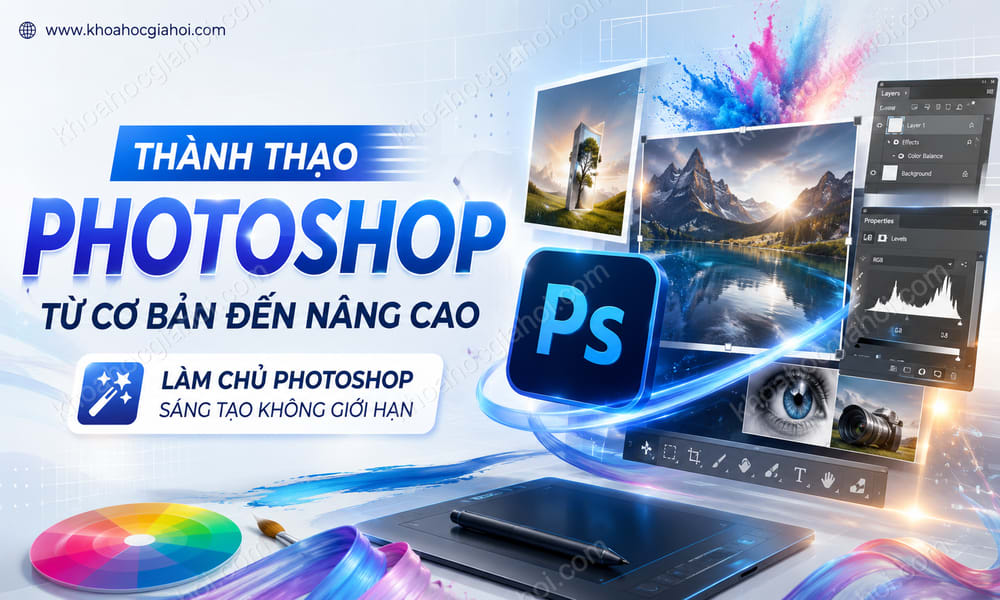 Khóa Học Thành Thạo Photoshop Từ Cơ Bản Đến Nâng Cao