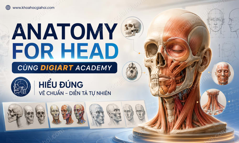 Khóa Học Anatomy For Head Cùng Digiart Academy