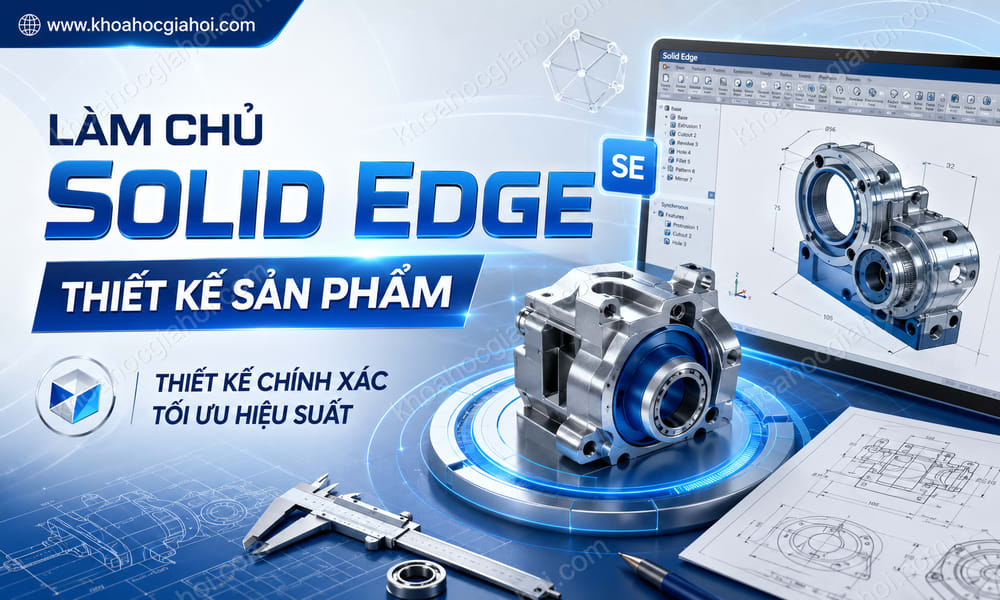 Khóa Học Làm Chủ Solid Edge Thiết Kế Sản Phẩm