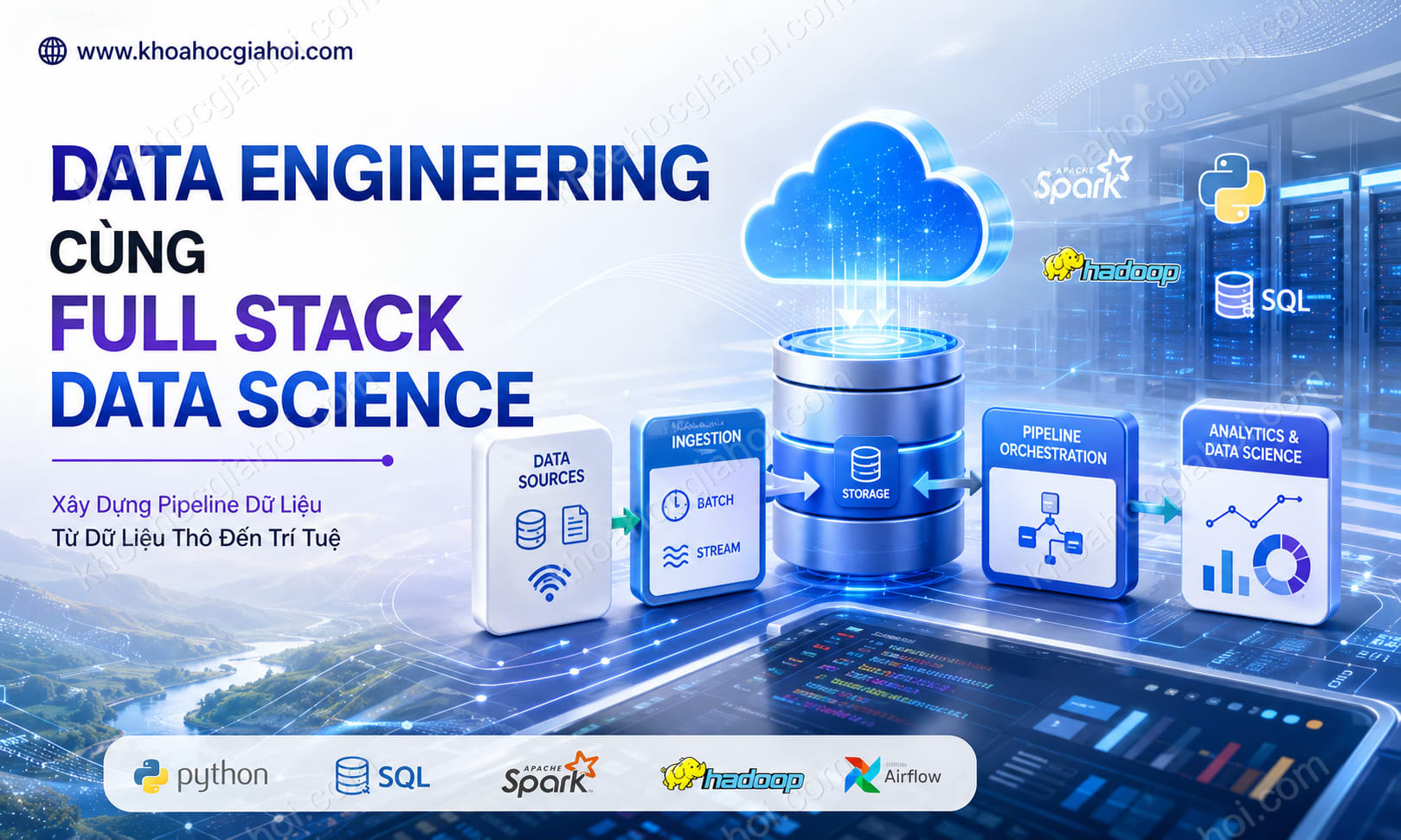 Khóa Học Data Engineering Cùng Full Stack Data Science Khóa Học Data Engineering Cùng Full Stack Data Science