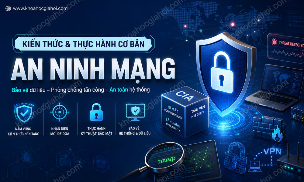 Khóa Học Kiến Thức Và Thực Hành Cơ Bản Về An Ninh Mạng