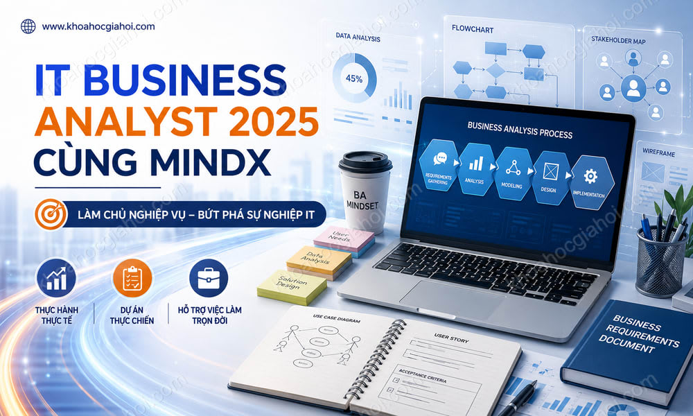 Khóa Học IT Business Analyst 2025 Cùng MindX