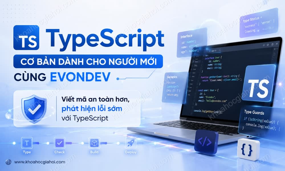 Khóa Học Typescript Cơ Bản Dành Cho Người Mới Cùng Evondev