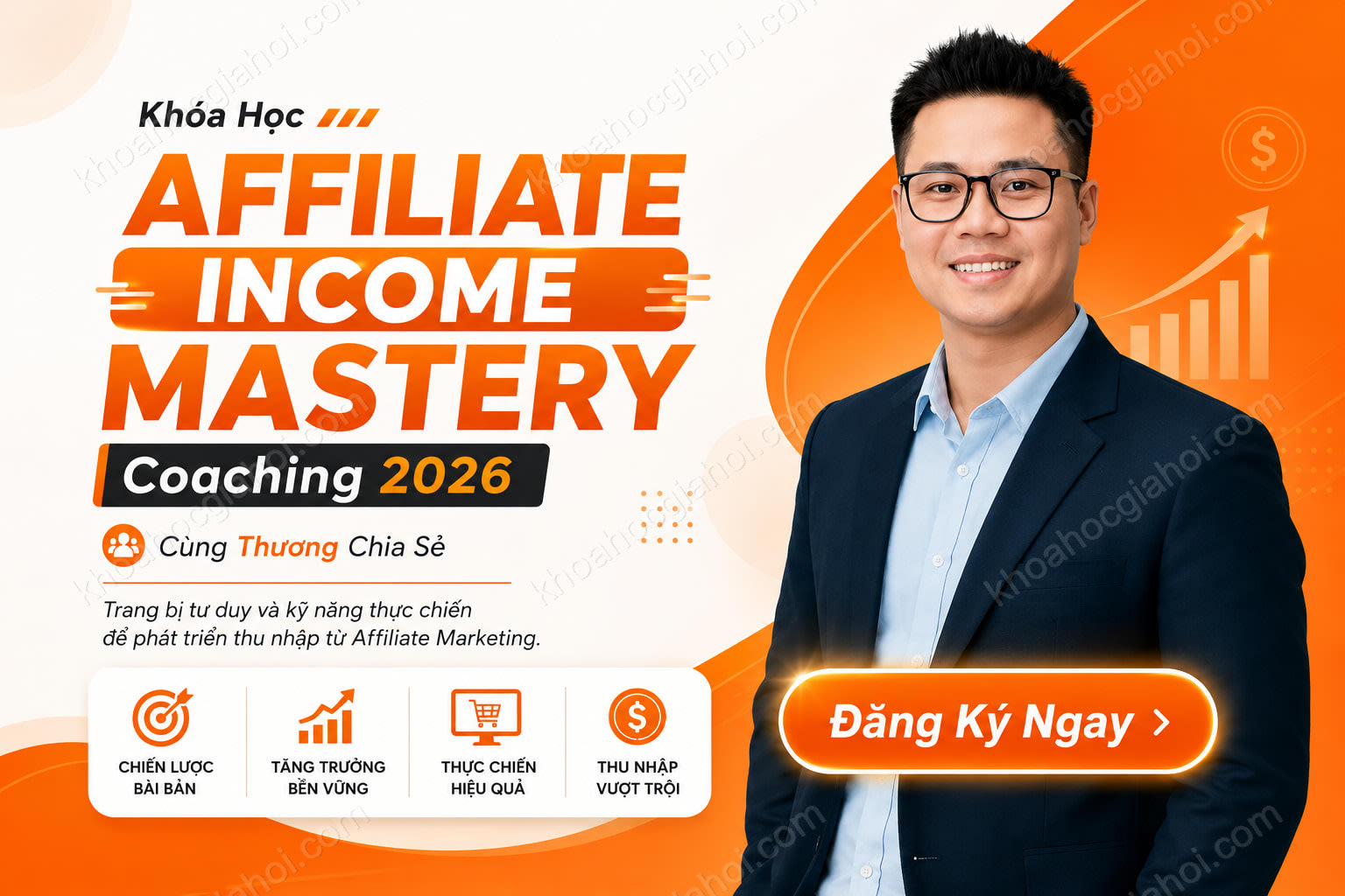 Khóa Học Affiliate Income Mastery Cùng Thương Bùi (Thương Chia Sẻ)