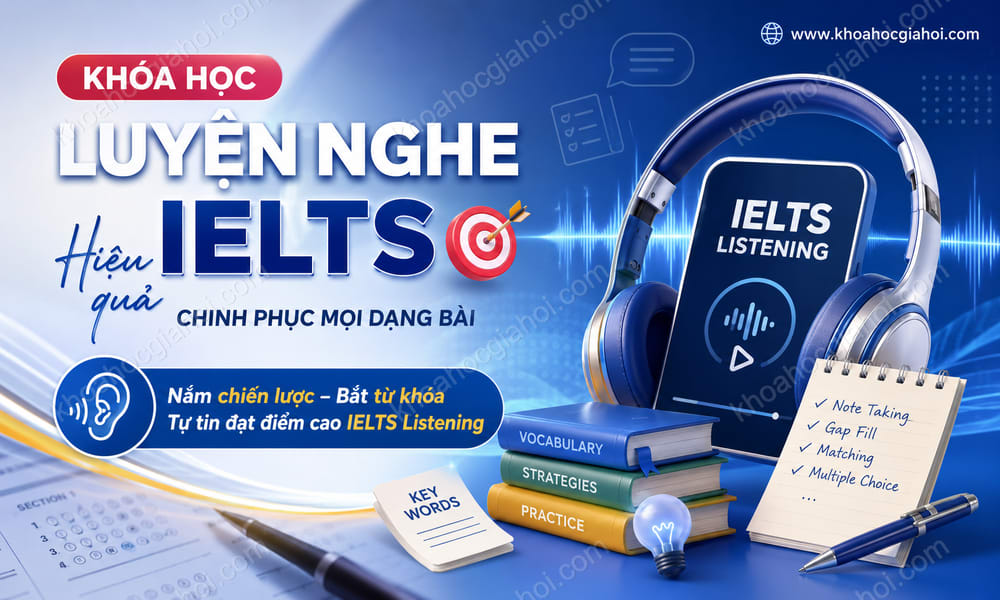 Khóa Học Phương Pháp Luyện Nghe Hiệu Quả Cho Kỳ Thi IELTS