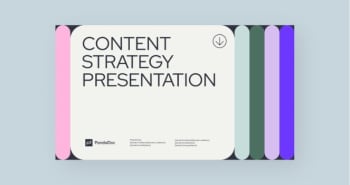 Content strategy presentation document by Zynith Labs