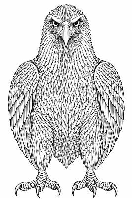 Engraved eagle artwork for the Zynith Labs design and growth studio
