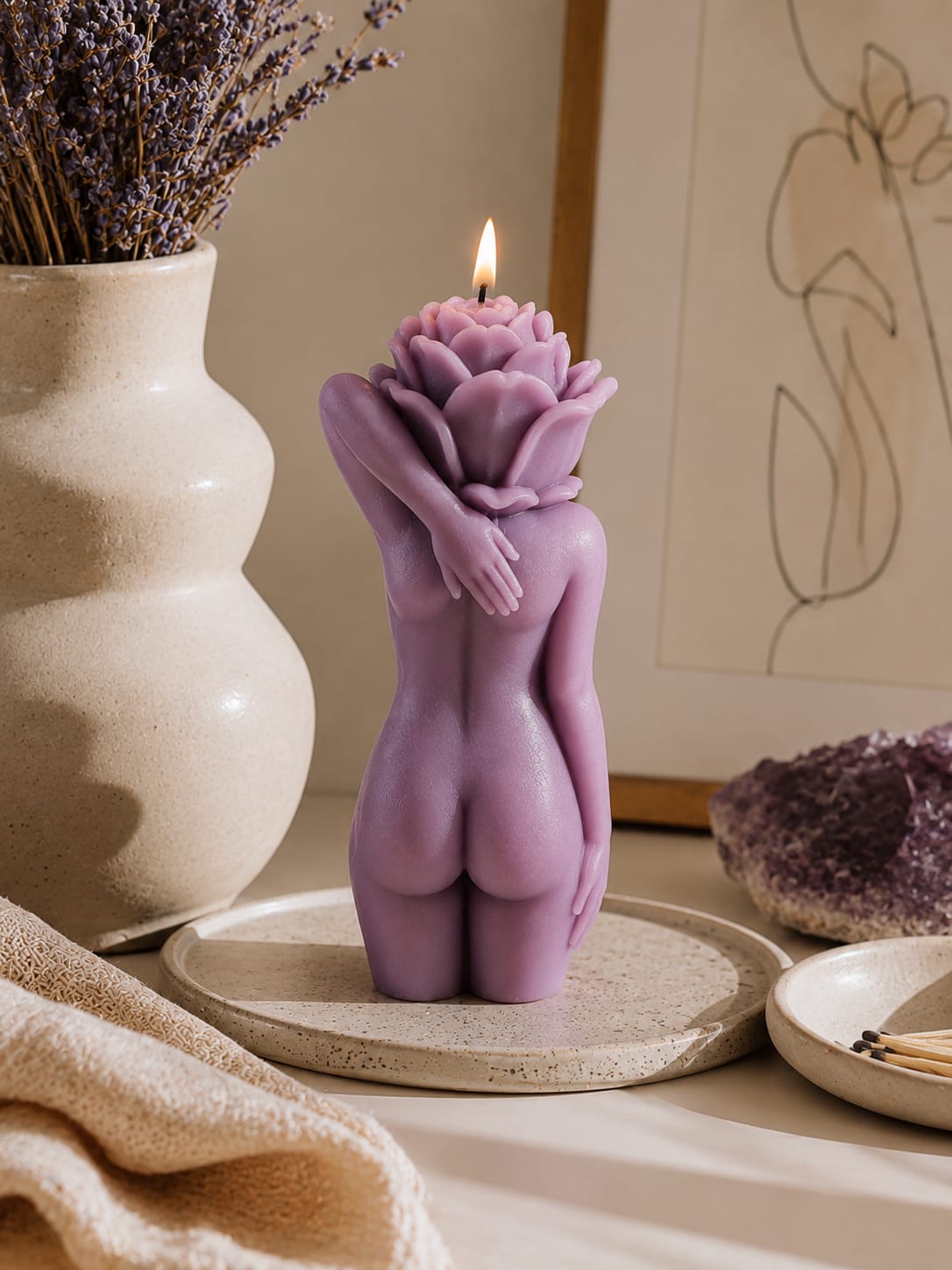 The Power to Receive — Chakra Candle — view 6