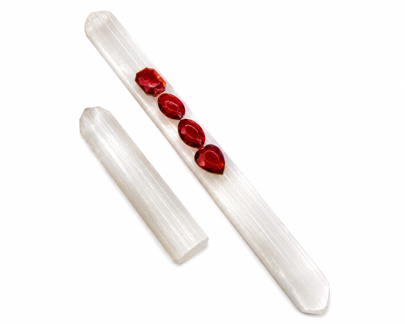 The Power to Command — Selenite Wand (6") — view 6