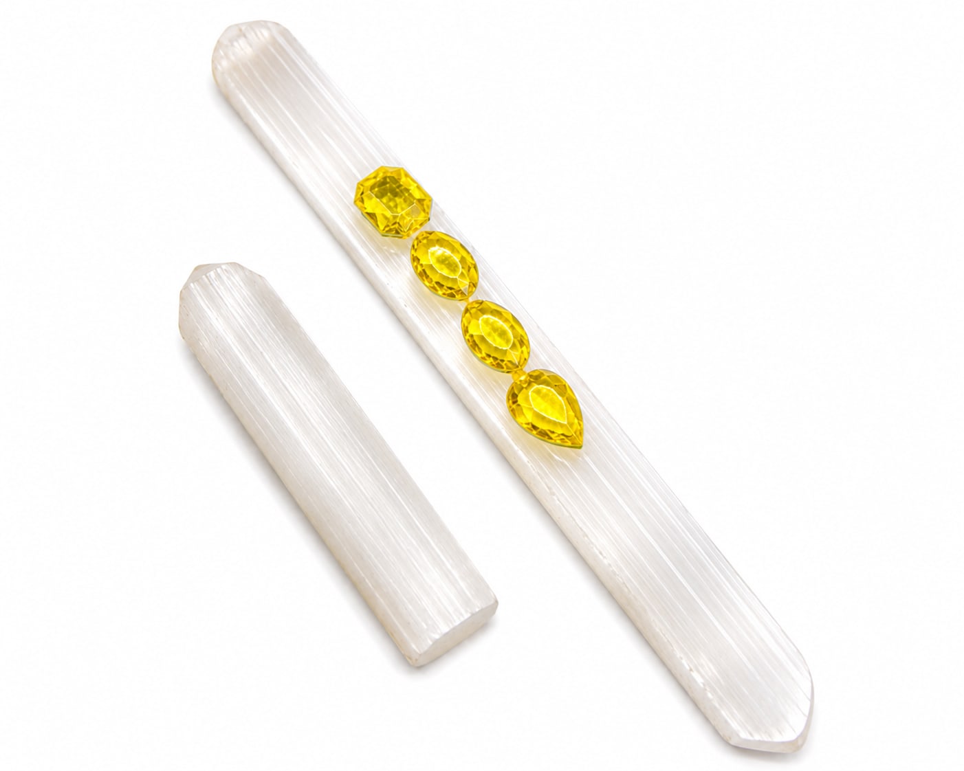 The Power to Command — Selenite Wand (6") — view 5
