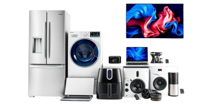 Modern electronics and appliances