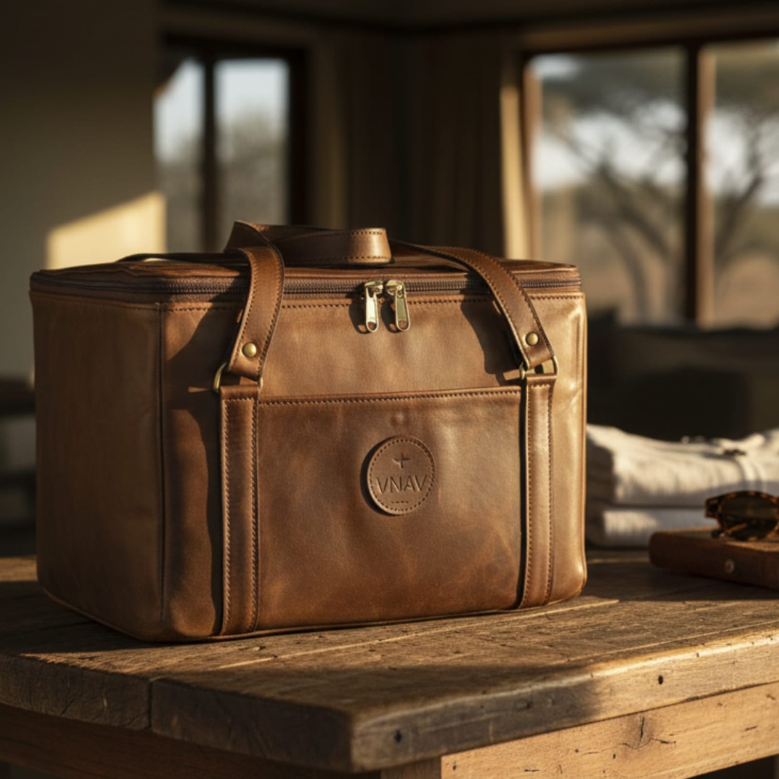Amelia Leather Vanity bag - Diesel Brown thumbnail