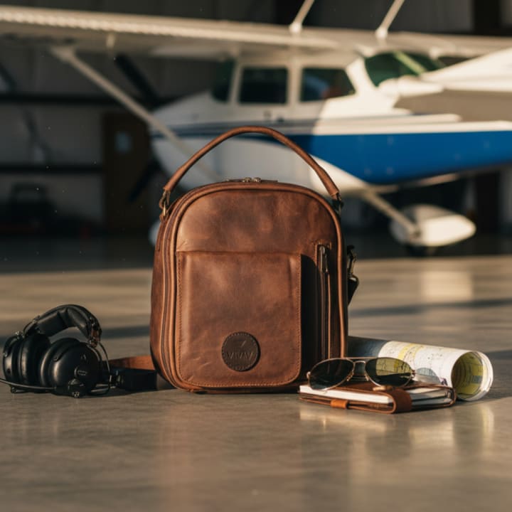 GF Headset bag - Diesel Brown