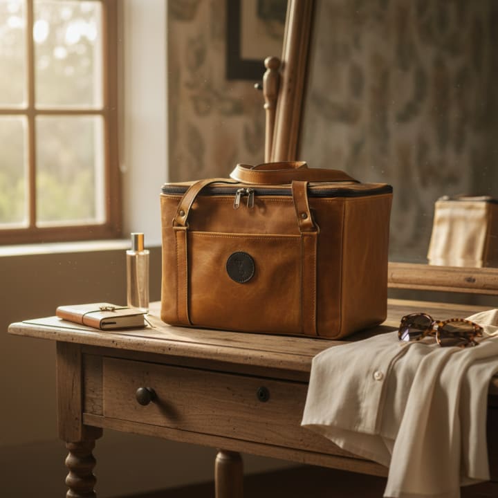 Amelia Leather Vanity bag - Diesel Toffee