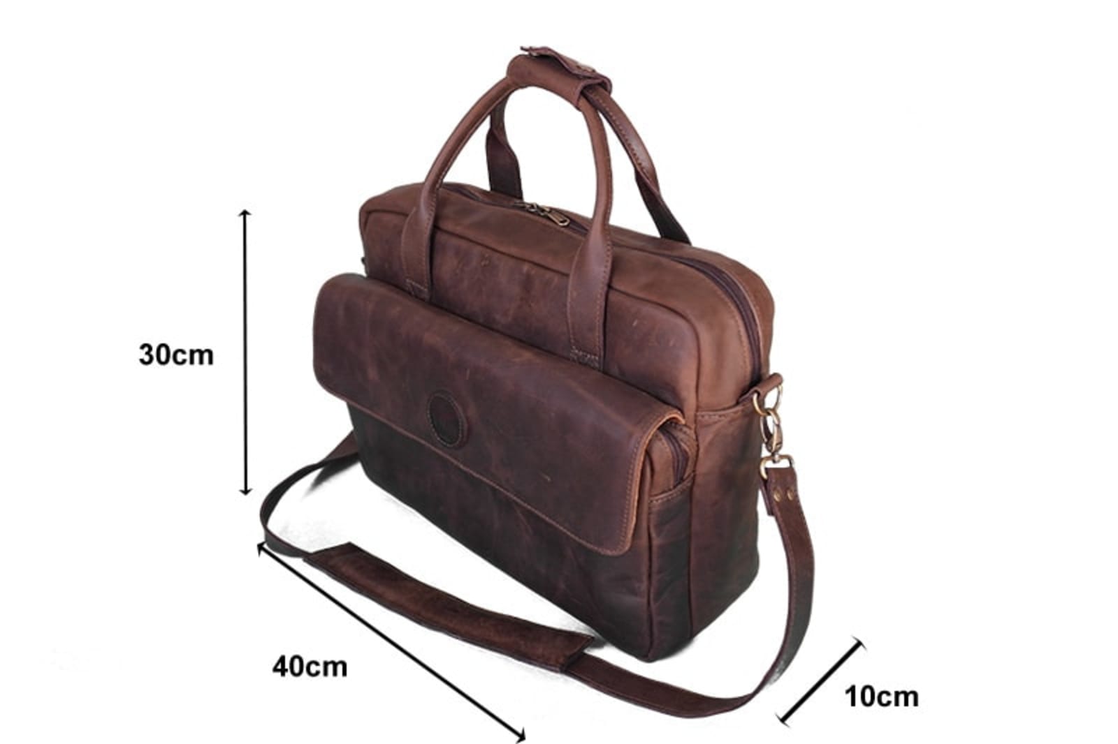 Aviator Laptop bag - Diesel Brown thumbnail