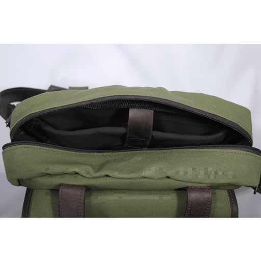 Tropos Laptop Flight bag - Olive Canvas 7
