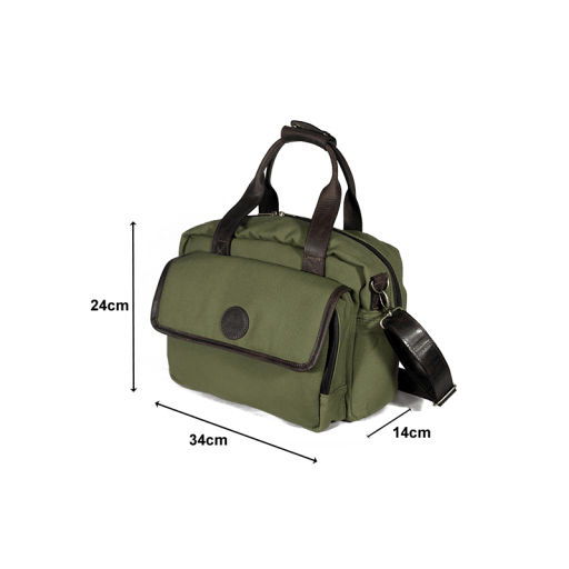 Tropos Laptop Flight bag - Olive Canvas 8