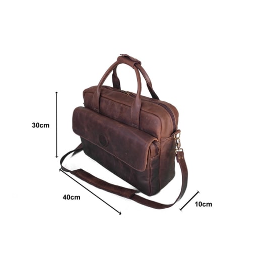 Aviator Laptop bag - Diesel Brown 7