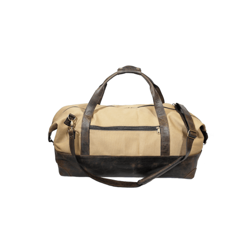 Weekender Duffel bag - Beige Canvas 3