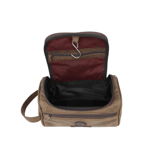 Chuck Men's Leather Toiletry bag - Diesel Brown  4