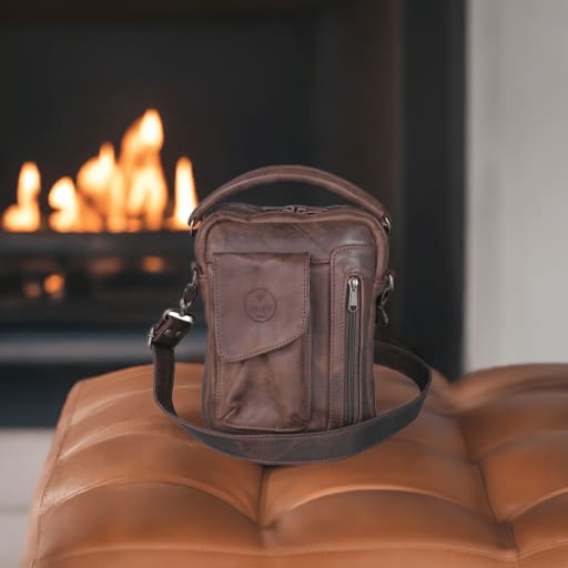 Airmale Cross Body bag - Diesel Brown
