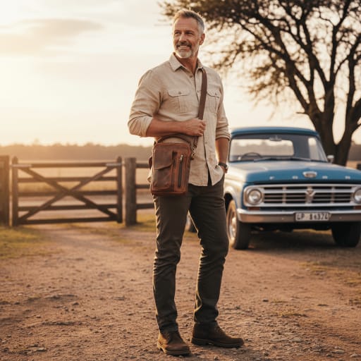 Airmale Cross Body bag - Diesel Tobacco