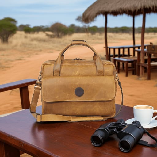 Aviator Laptop bag - Diesel Toffee