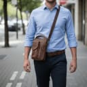 Airmale Cross Body bag - Diesel Brown 7